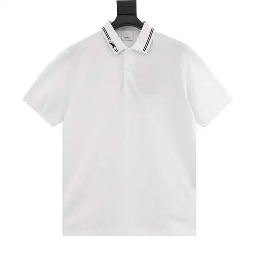 BBR polo de manga corta con cuello clásico y bordado de caballo de guerra