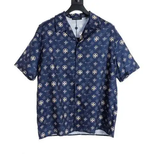 Camisa de manga corta para presbicia LV con estampado integral