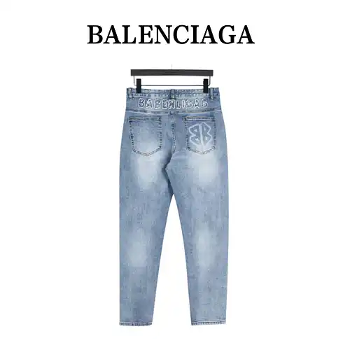 Vaqueros BLCG/Balenciaga con bolsillo trasero y doble B