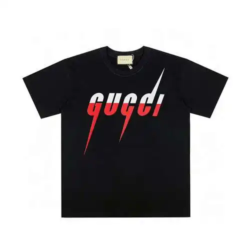 Camiseta de manga corta con logo y estampado de rayos Classic Blade de G Gucci