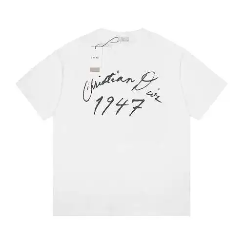 CD Dior 1947 letra manga corta blanco