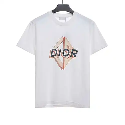 Dior manga corta con estampado de CD tridimensional