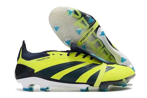 Llegada) Zapatillas de fútbol Adidas Falcon Essence totalmente tejidas de caña alta FG con cordones 