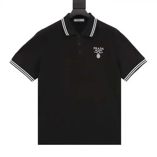 PRD Prada polo de manga corta con logo bordado