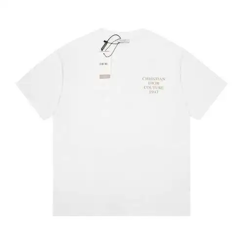CD Dior New Foam Letter English Manga corta Blanco