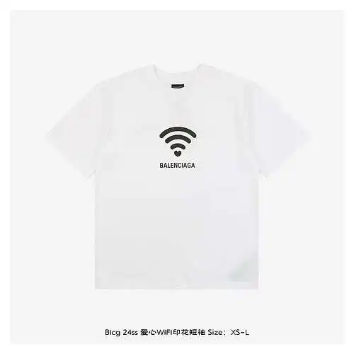 Blcg 24ss love WIFI estampado manga corta