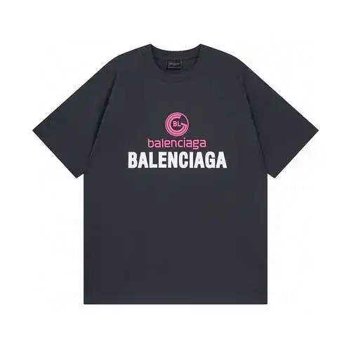 BLCG/Balenciaga 24SS manga corta con letras estampadas
