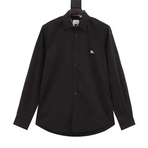 Camisa de manga larga con bordado de caballo de guerra BBR
