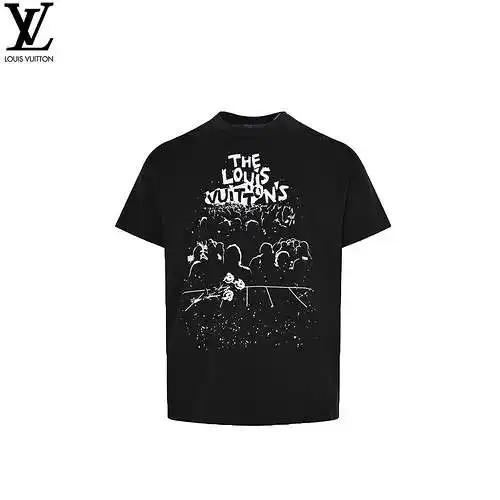 Manga corta de inyección de tinta con multitud de bandas LV/Louis Vuitton