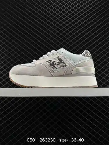 New Balance Zapatos deportivos informales retro clásicos de suela gruesa y caña baja New Balance ML7