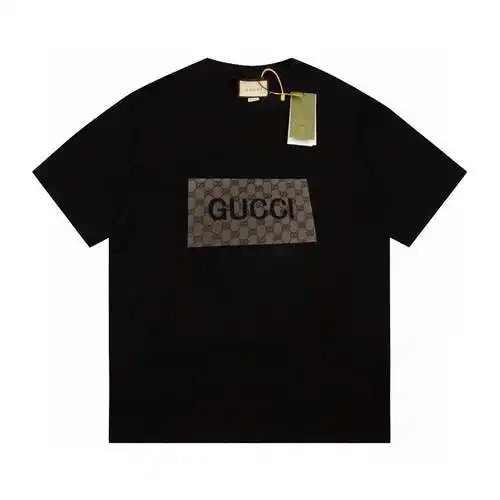 Camiseta de manga corta con estampado de silicona para presbicia G Gucci 24ss