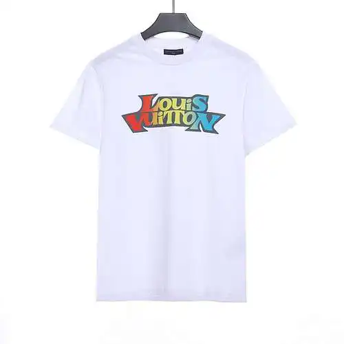 Manga corta con logo estampado en color LV.
