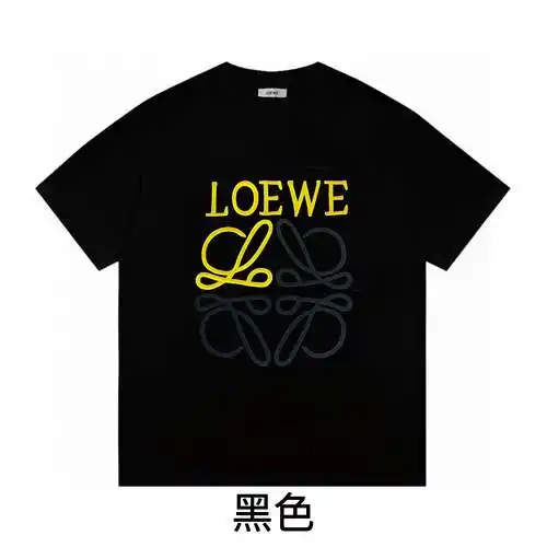 Camiseta manga corta LE/Loewe 24ss edición limitada espuma tridimensional