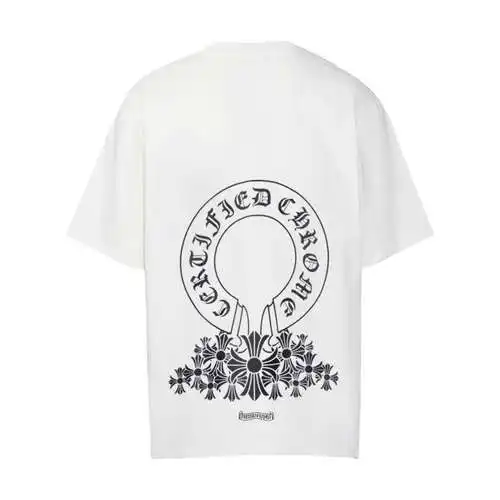CH Crow Heart x Drake conjunto de manga corta con estampado de cruz sánscrita