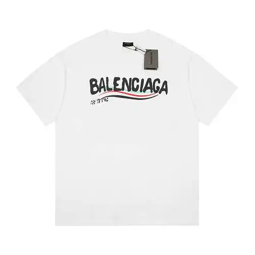 Balenciaga Fuzzy Coke Manga Corta Blanco