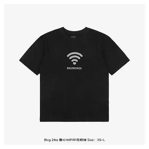 Blcg 24ss love WIFI estampado manga corta
