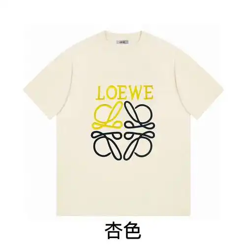 Camiseta manga corta LE/Loewe 24ss edición limitada espuma tridimensional
