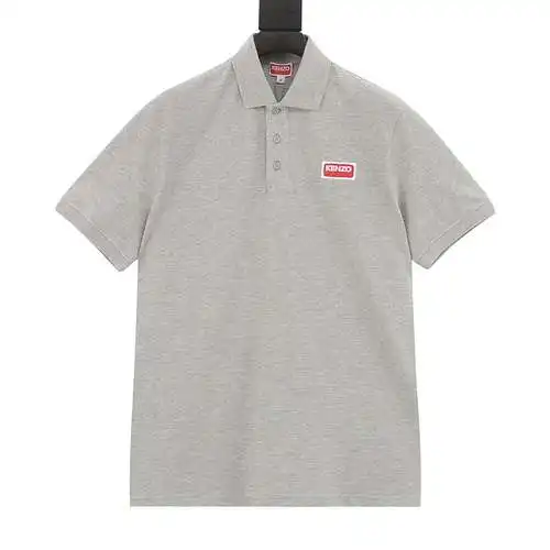 POLO de manga corta con logo y parche KZ/Kenzo Takada