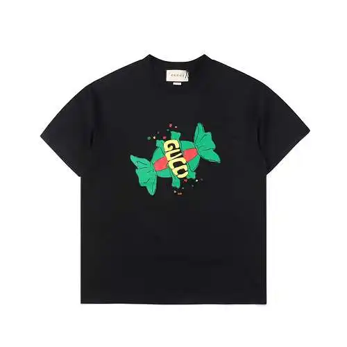 Camiseta de manga corta con estampado de caramelos GC/Gucci 24SS