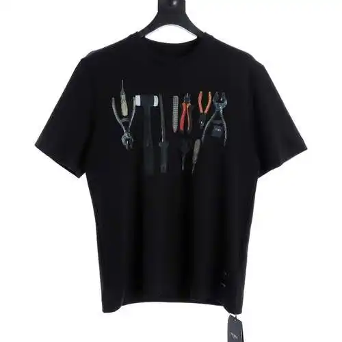 Camiseta de manga corta con estampado de herramienta artesanal de nuevo estilo FD 24
