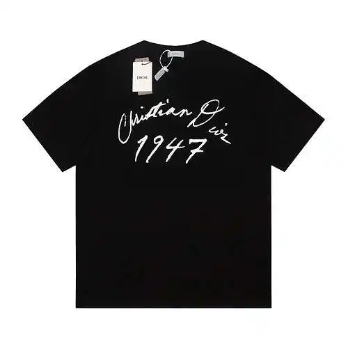 CD Dior 1947 letra manga corta negro