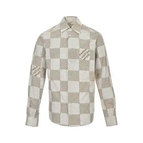 Camisa a cuadros LV/Louis Vuitton 24ss DAMIET