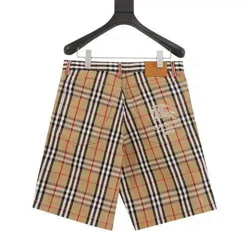BBRsup shorts de mezclilla a cuadros