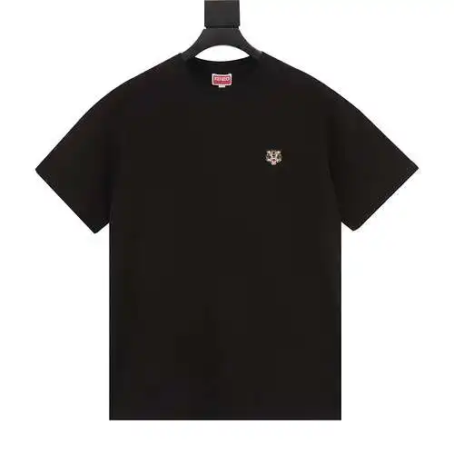 Camiseta KZ Kenzo de manga corta con bordado de cabeza de tigre