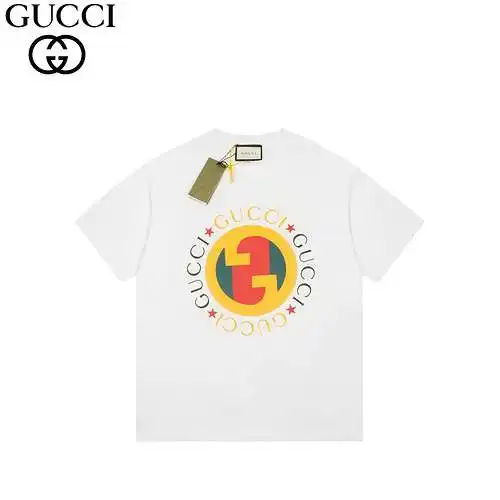 GC/Gucci 24Fw Star LOGO estampado manga corta