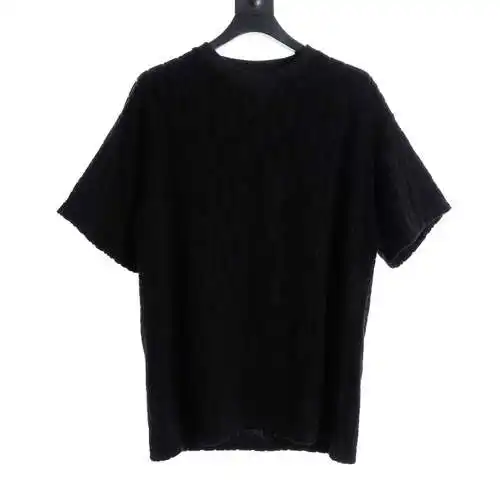 Camiseta CD de manga corta en felpa de jacquard