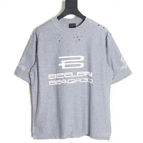 BLCG Balenciaga 24SS Ai Generated camiseta de manga corta estampada
