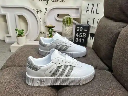 341DAdidas clover SAMBAROSE W Zapatillas plataforma suela gruesa zapatillas polivalentes calzado cas