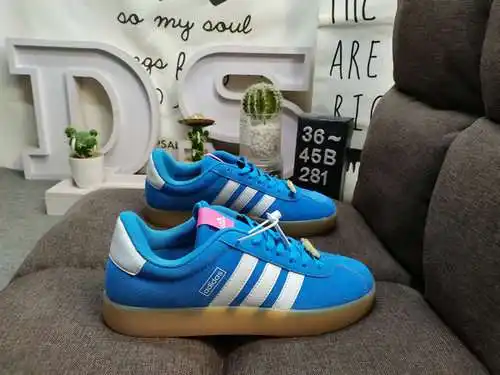 281D Adidas VL Court 2.0 NEO series zapatillas casual transpirables, cómodas y ligeras