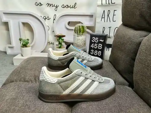 386D Zapatillas Adlidas originales Gazelle Indoor, auténticas, de tamaño medio, de nivel empresarial