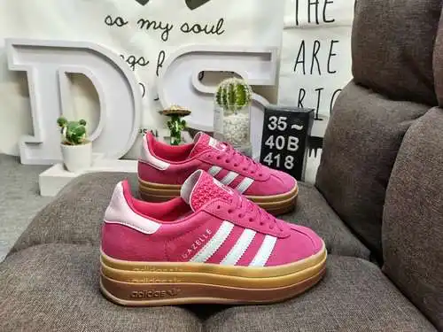 418DAdidas Originals Gazelle Bold W trébol suela gruesa de tres capas zapatillas deportivas informal