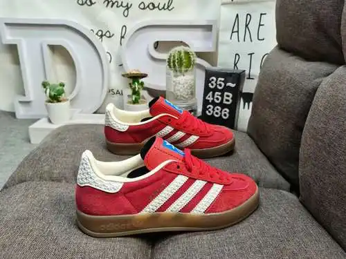386D Zapatillas Adlidas originales Gazelle Indoor, auténticas, de tamaño medio, de nivel empresarial
