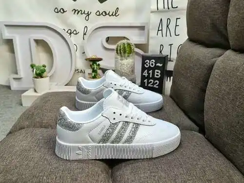 122DAdidas clover SAMBAROSE W Zapatillas plataforma suela gruesa zapatillas polivalentes calzado cas