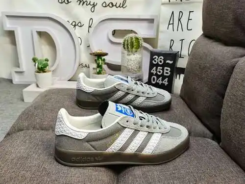 044D Zapatillas de deporte Adlidas originales Gazelle Indoor, auténticas, de tamaño medio, informale