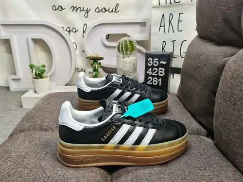 281DAdidas Originals Gazelle Bold W trébol suela gruesa de tres capas zapatillas deportivas informal