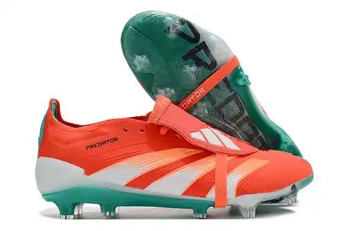 (Llegó) Zapatos de fútbol Adidas Falcon Essence totalmente tejidos de caña alta FG con cordones PRED