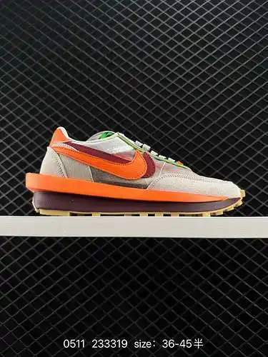 9 Nike/NIKE Zapatillas Nike para correr con doble gancho Swoosh, calzado deportivo con suela gruesa 