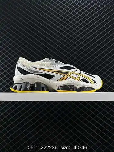 8 Zapatillas ASICS Gel-Quantum Kinetic retro informales para hombre, suela gruesa que realza los zap