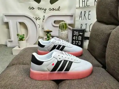 373DAdidas clover SAMBAROSE W Zapatillas plataforma suela gruesa zapatillas polivalentes calzado cas