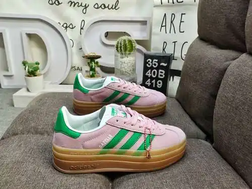 419DAdidas Originals Gazelle Bold W trébol suela gruesa de tres capas zapatillas deportivas informal