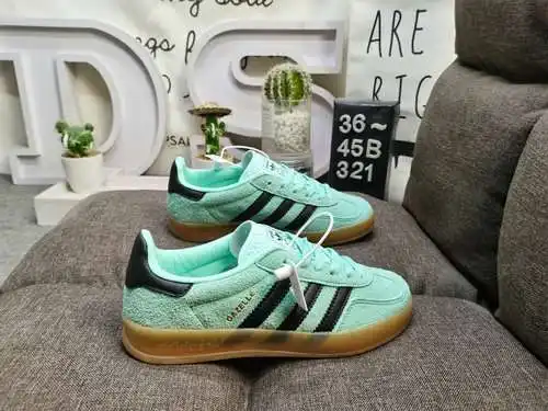 321D Zapatillas de deporte Adlidas originales Gazelle Indoor, auténticas, de tamaño medio, de nivel 