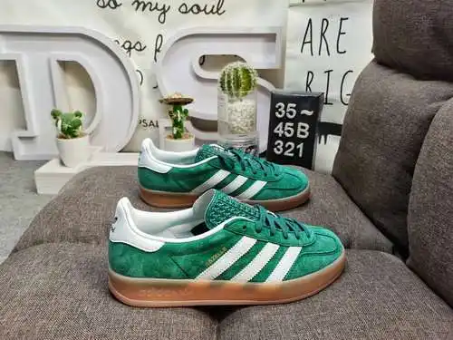 321D Zapatillas de deporte Adlidas originales Gazelle Indoor, auténticas, de tamaño medio, de nivel 