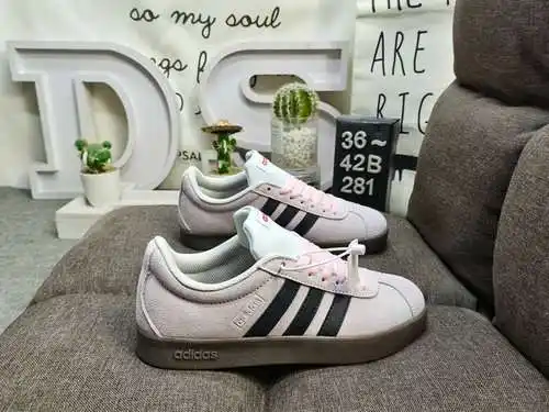 281D Adidas VL Court 2.0 NEO series zapatillas casual transpirables, cómodas y ligeras