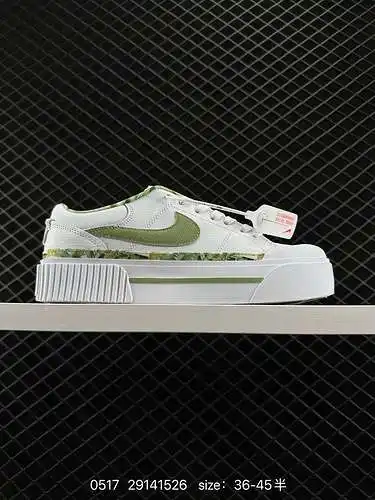 3 NIKE/WMNS NIKE COURT LEGACY LIFT WUATERRNEKSTEAM ORANGE zapatos de plataforma retro que realzan el
