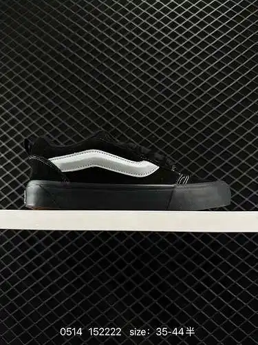 Vans Knu Skool zapatos de pan retro zapatos gordos nuevos informales de corte bajo para hombres y mu