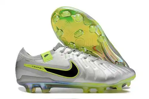 Llegada) Los nuevos y legendarios zapatos de fútbol FG totalmente tejidos de décima generación de Ni